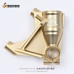 アルマイトカラーサンプル:シャンパンゴールド